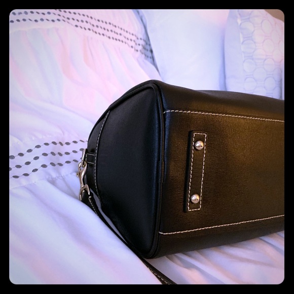 Dooney and Bourke Side Pocket Satchel - Picture 5 of 8